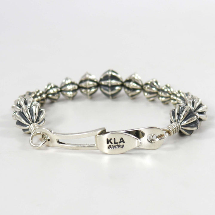 Fluted Bead Bracelet