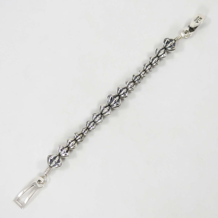 Fluted Bead Bracelet