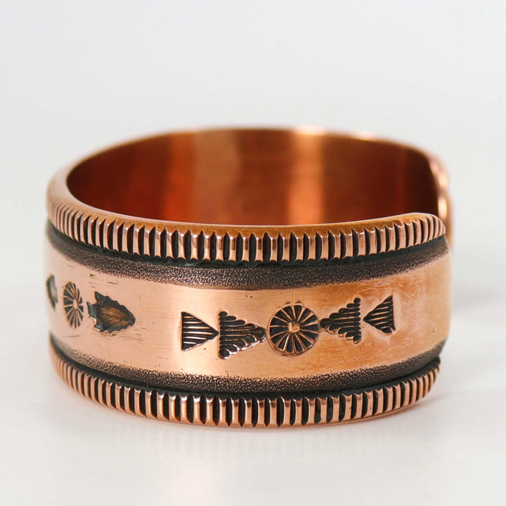 Stamped Copper Cuff
