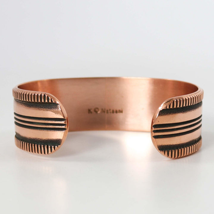 Stamped Copper Cuff