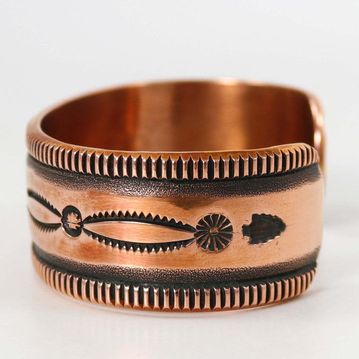Stamped Copper Cuff
