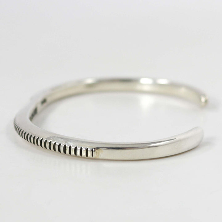 Silver Stamped Cuff