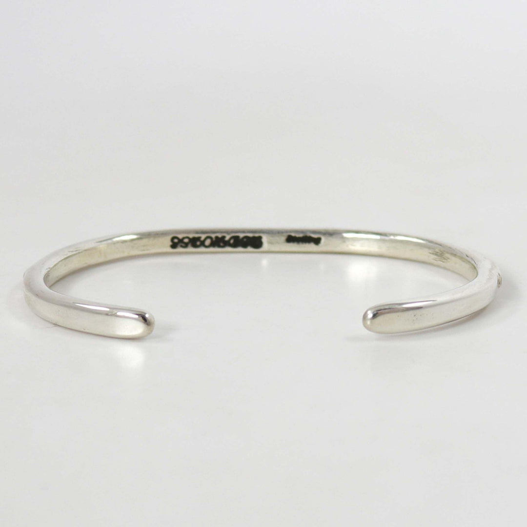Silver Stamped Cuff