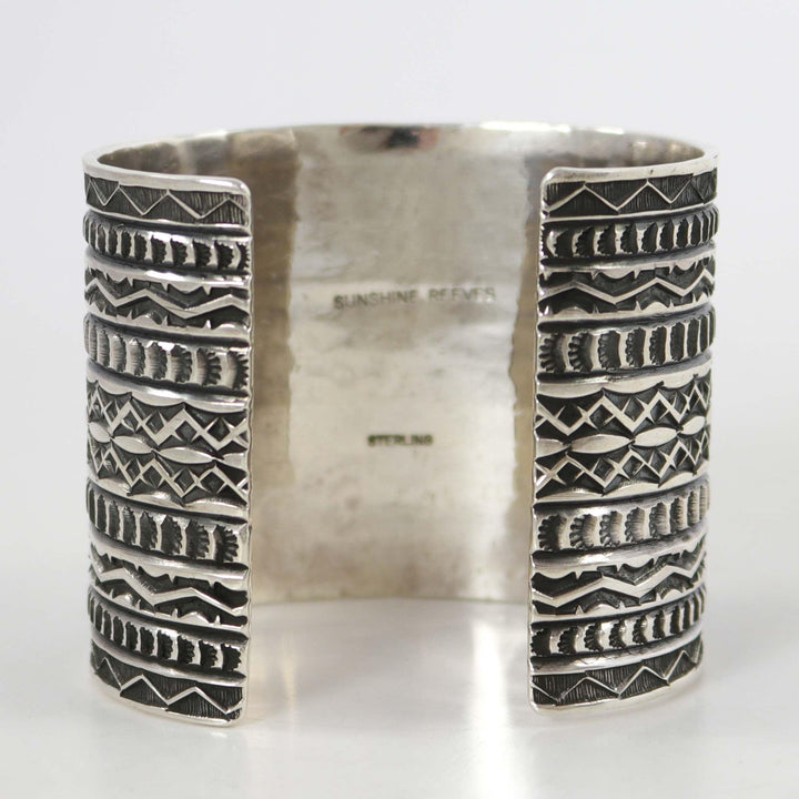 Stamped Silver Cuff