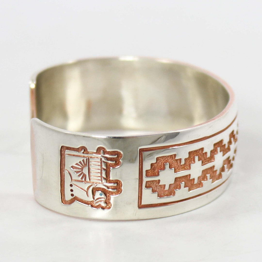 Silver Overlay Cuff