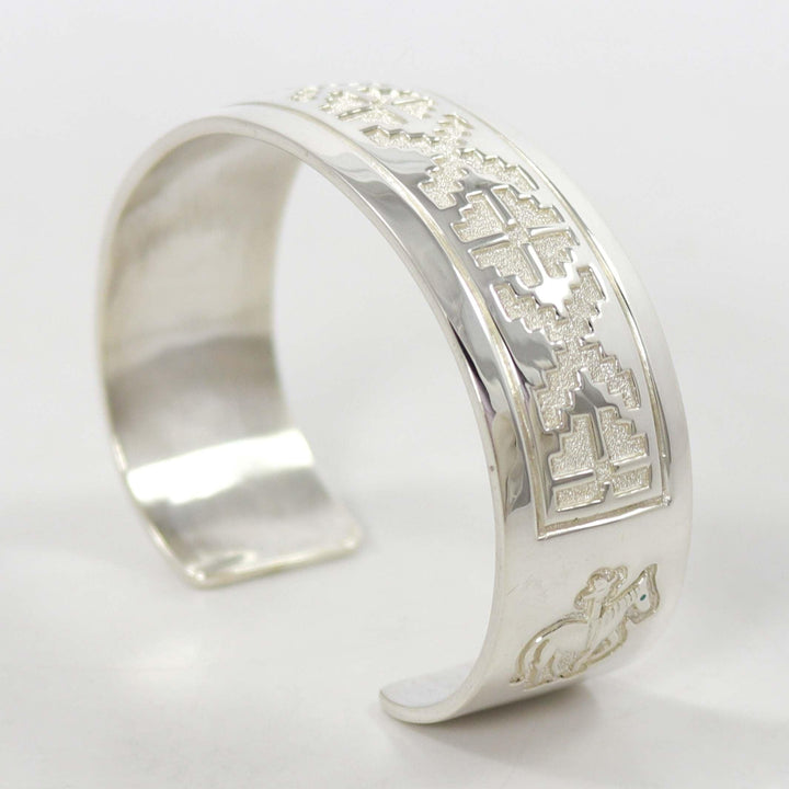 Silver Overlay Cuff
