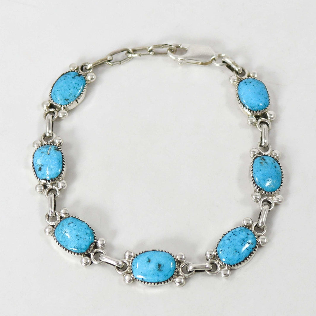 Kingman Turquoise Link Bracelet