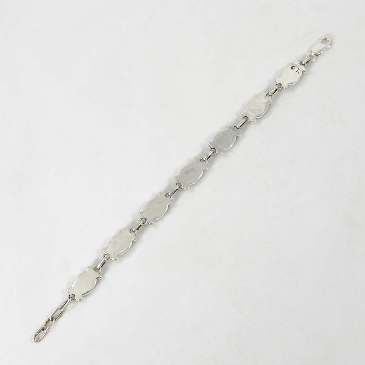 Kingman Turquoise Link Bracelet