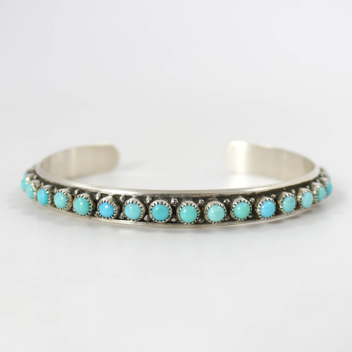 Kingman Turquoise Row Cuff