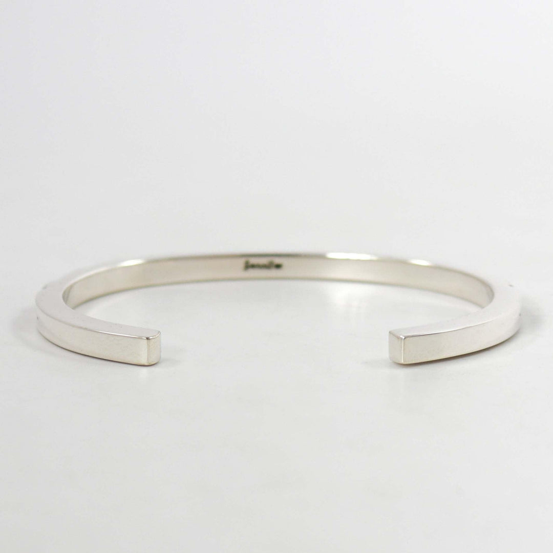 Stamped Silver Cuff