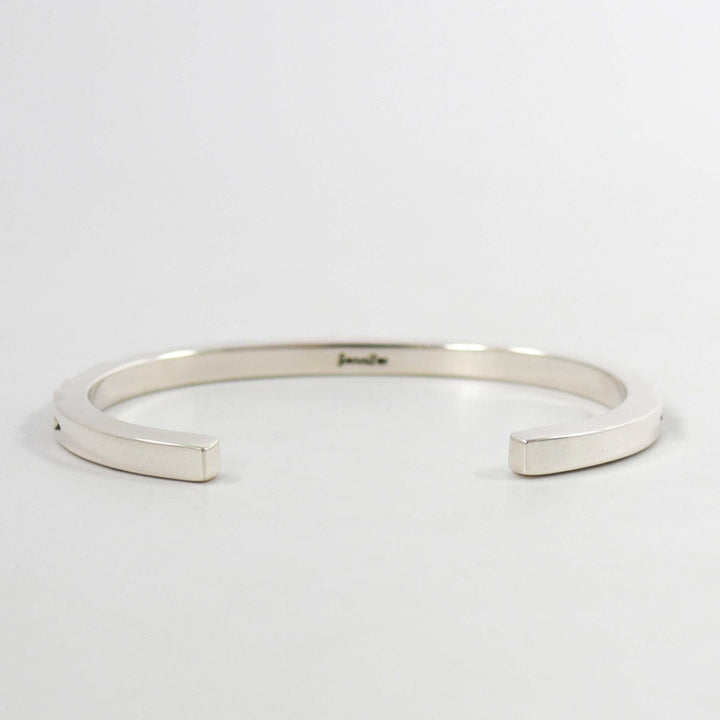 Stamped Silver Cuff