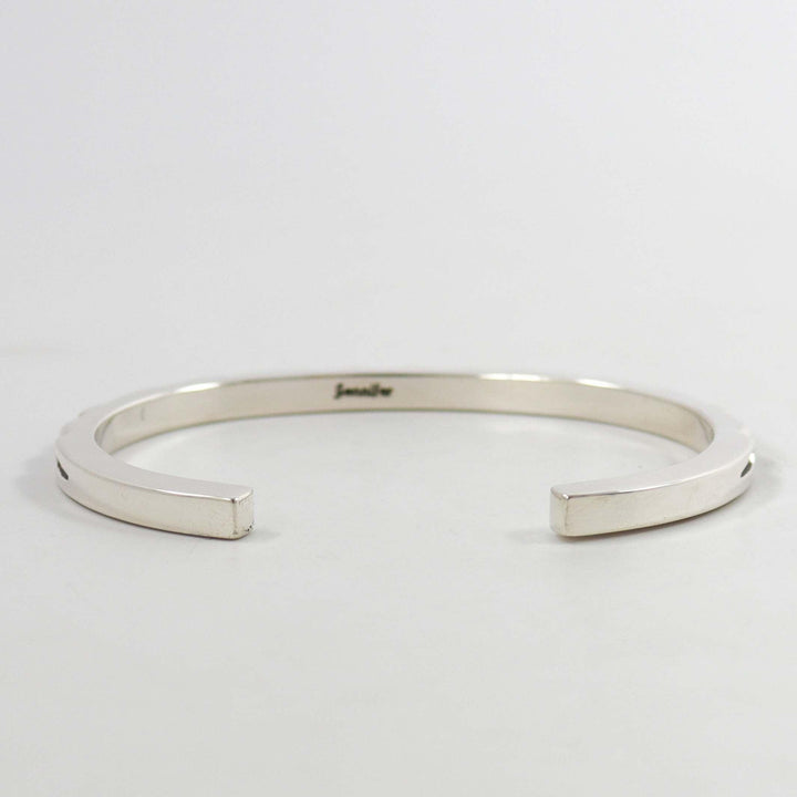 Stamped Silver Cuff
