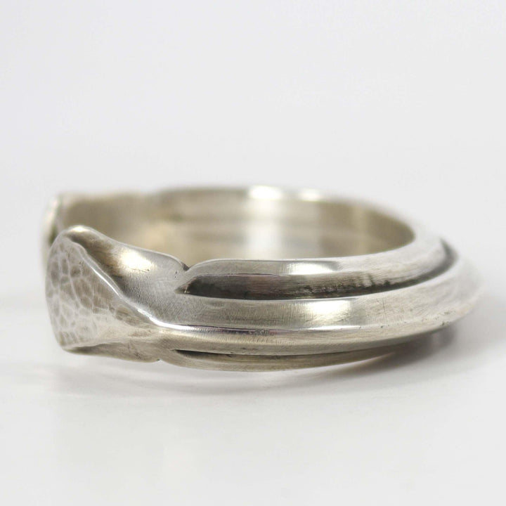 Hammered Silver Cuff