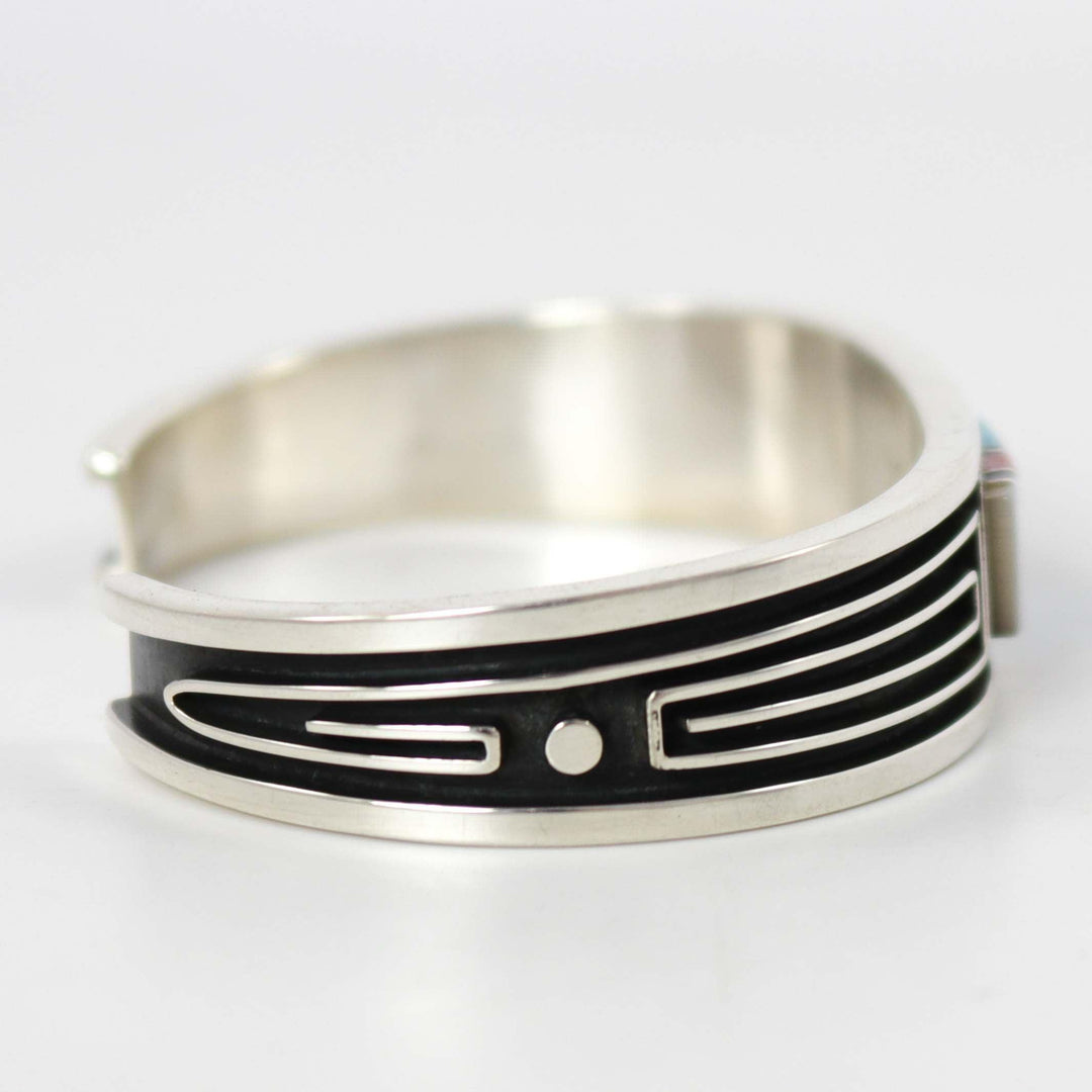 Multi-Stone Inlay Cuff