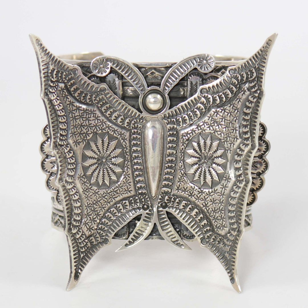Silver Butterfly Cuff