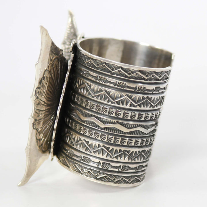 Silver Butterfly Cuff