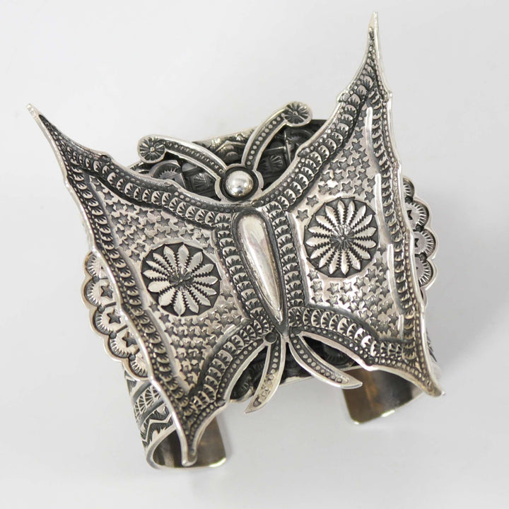 Silver Butterfly Cuff