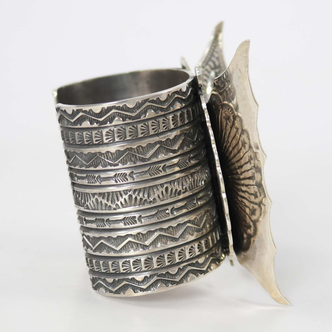 Silver Butterfly Cuff