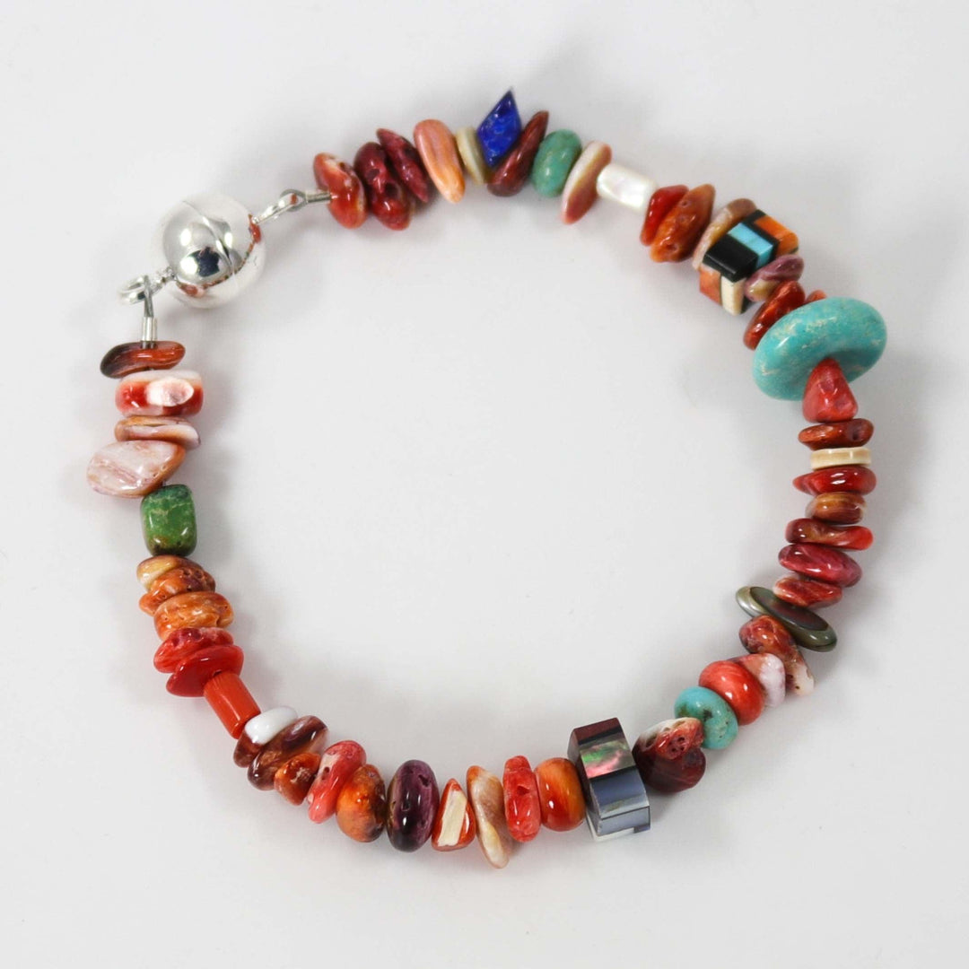 Multi-Stone Bead Bracelet
