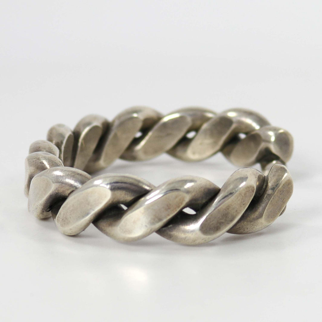 Twisted Silver Cuff