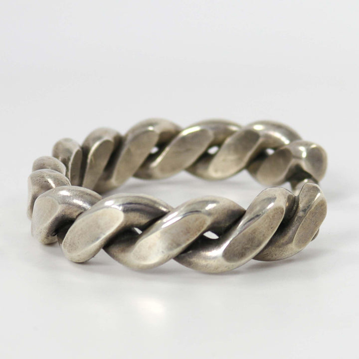 Twisted Silver Cuff
