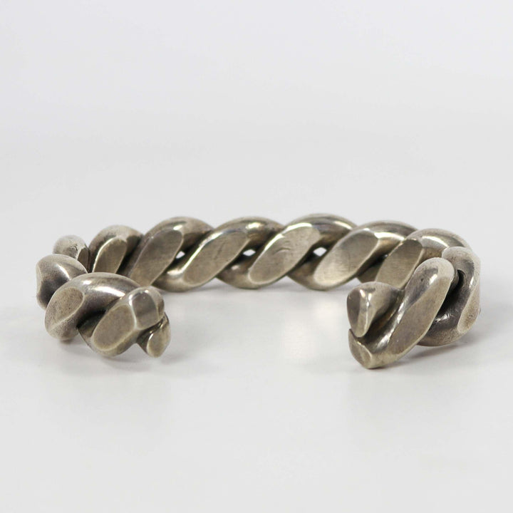 Twisted Silver Cuff