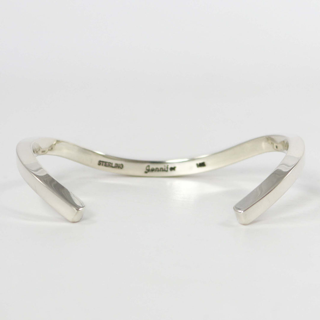 Gold on Silver Cuff
