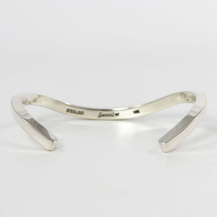 Gold on Silver Cuff