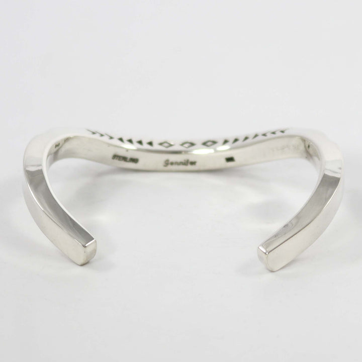 Gold on Silver Cuff