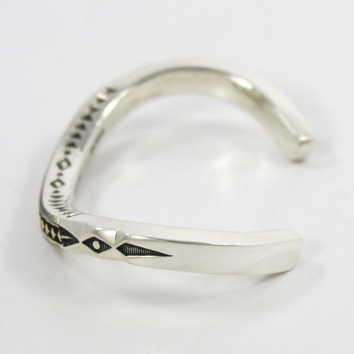 Gold on Silver Cuff