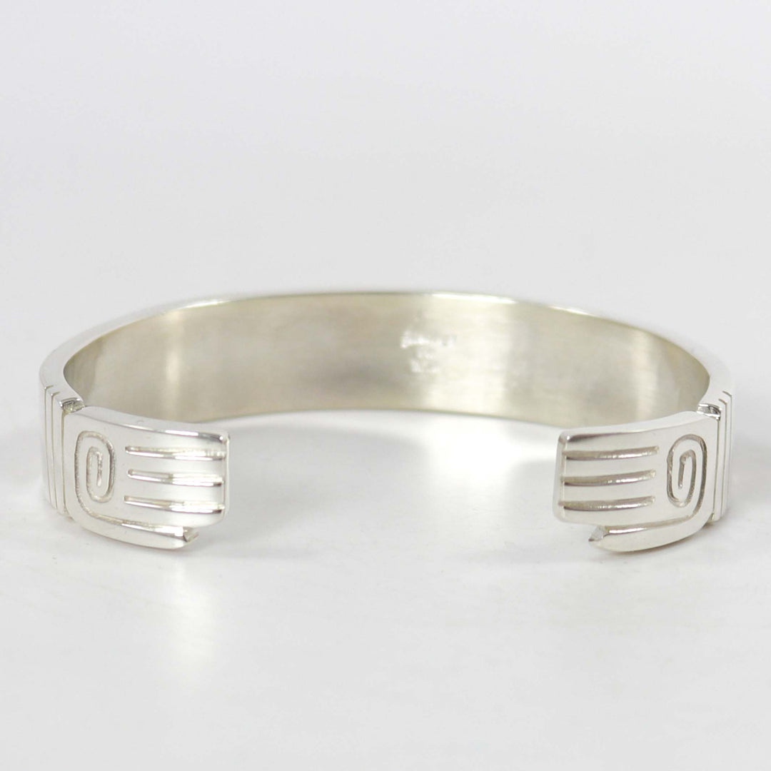 Gold on Silver Storyteller Cuff
