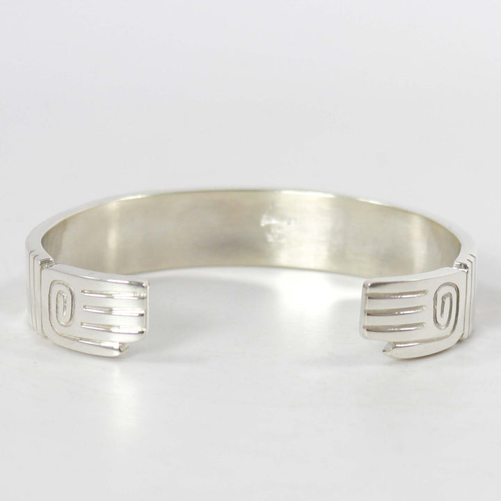 Gold on Silver Storyteller Cuff