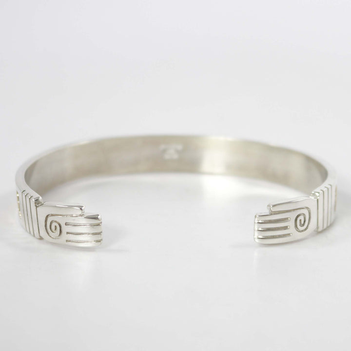 Gold on Silver Storyteller Cuff