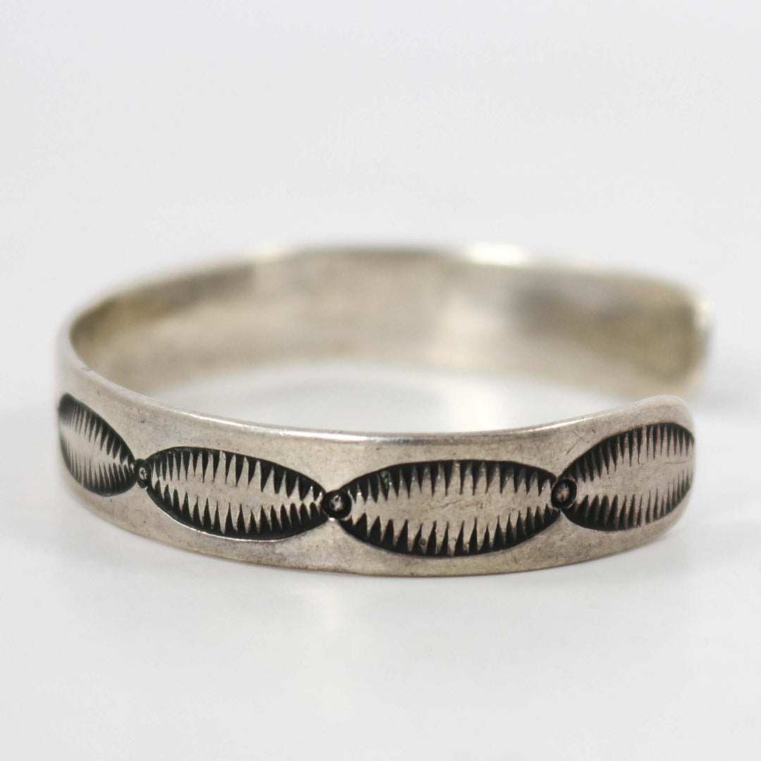 1960s Stamped Silver Cuff
