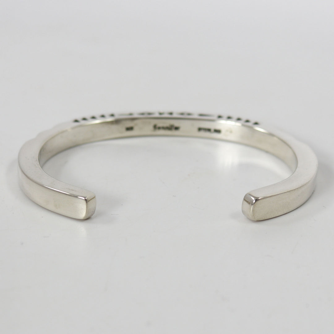 Gold on Silver Cuff