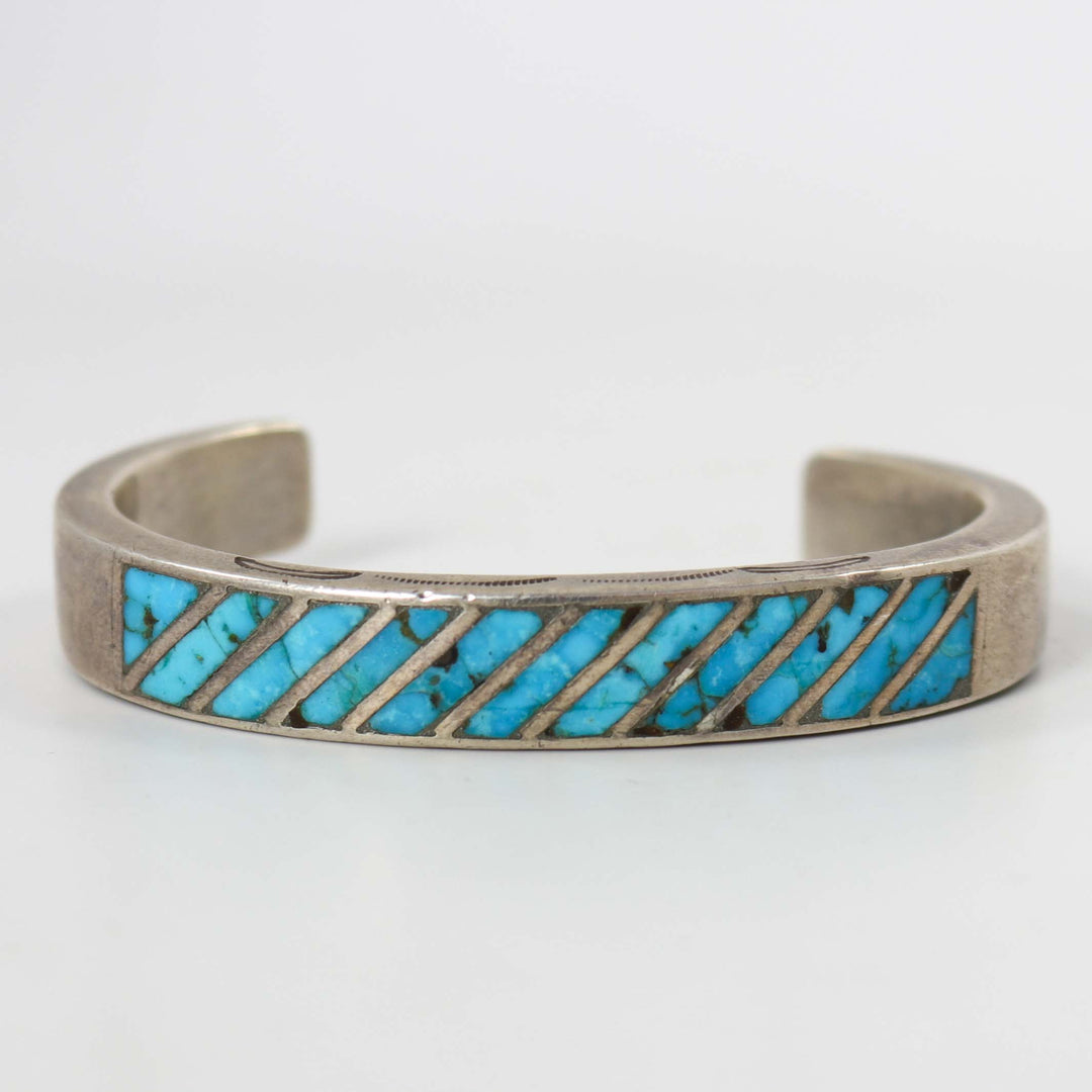1950s Turquoise Inlay Cuff