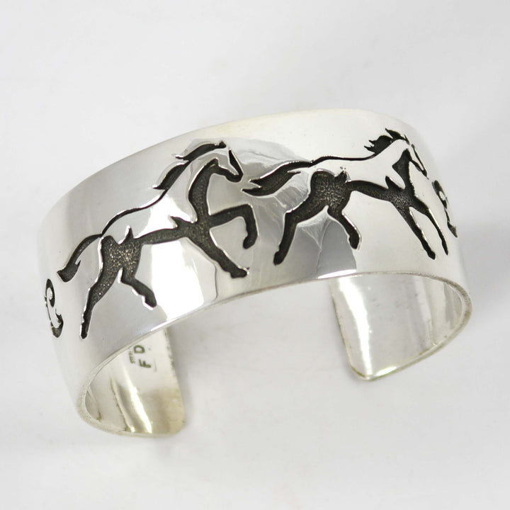 Silver Horse Cuff