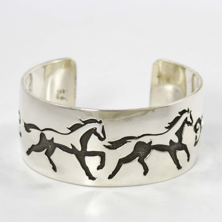 Silver Horse Cuff