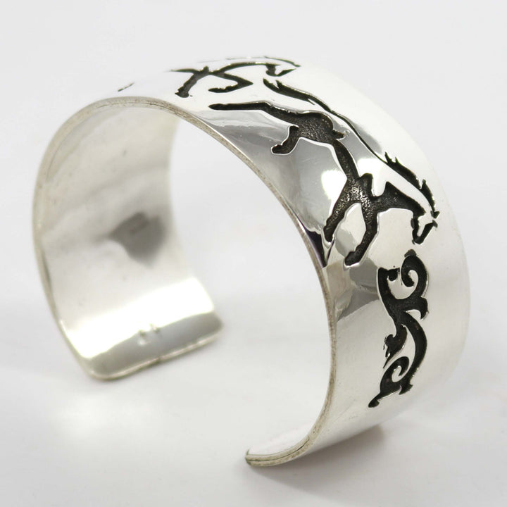 Silver Horse Cuff
