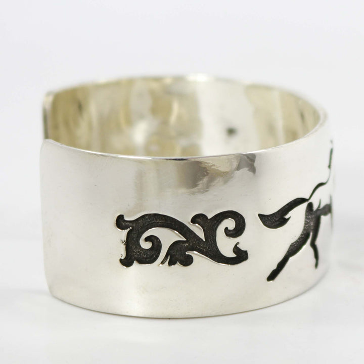 Silver Horse Cuff