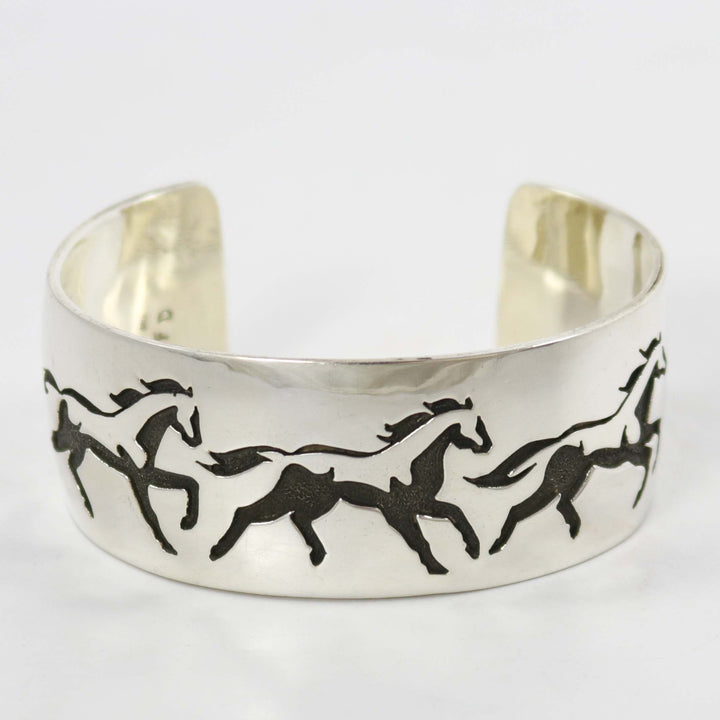 Silver Horse Cuff