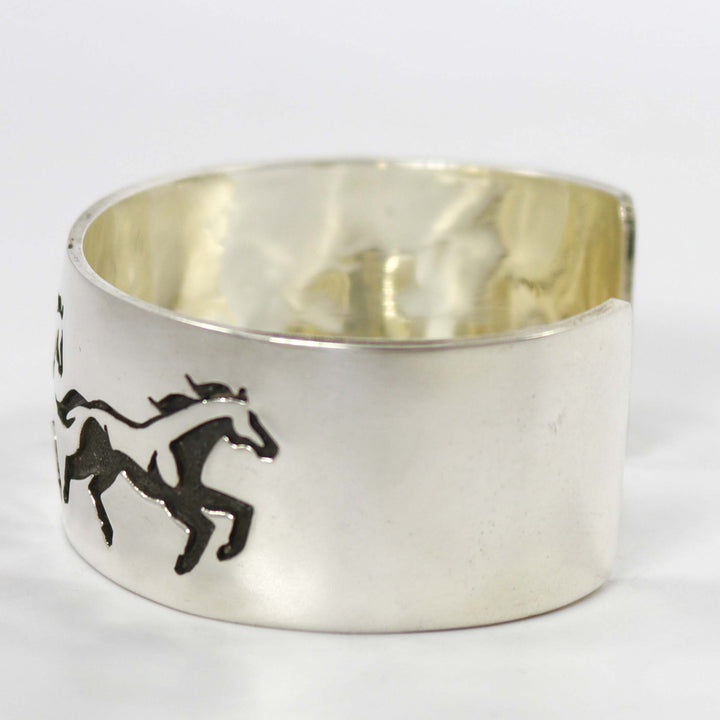 Silver Horse Cuff