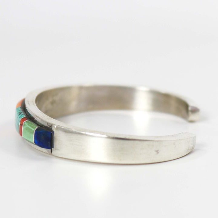 Multi-Stone Inlay Cuff