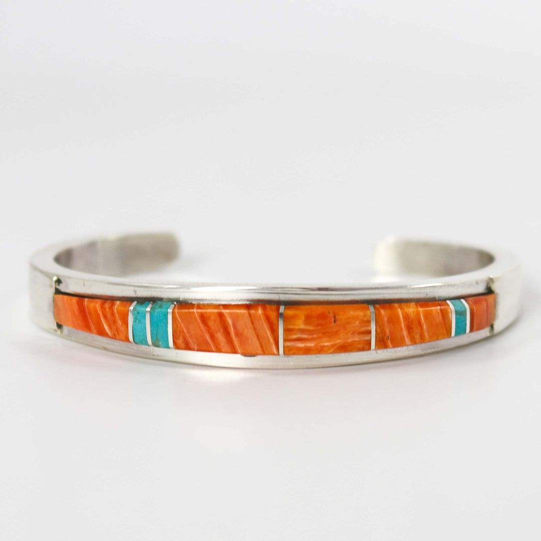 Multi-Stone Inlay Cuff