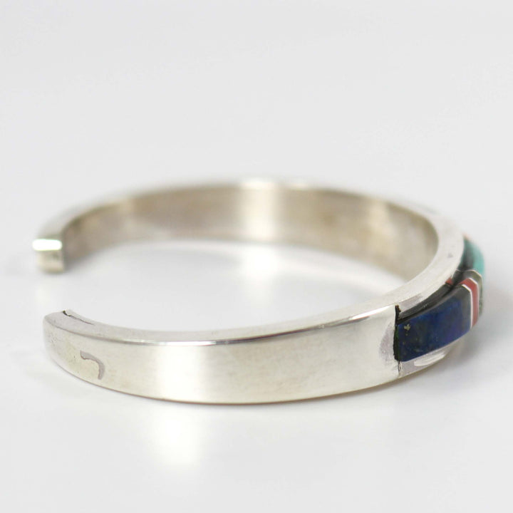Multi-Stone Inlay Cuff