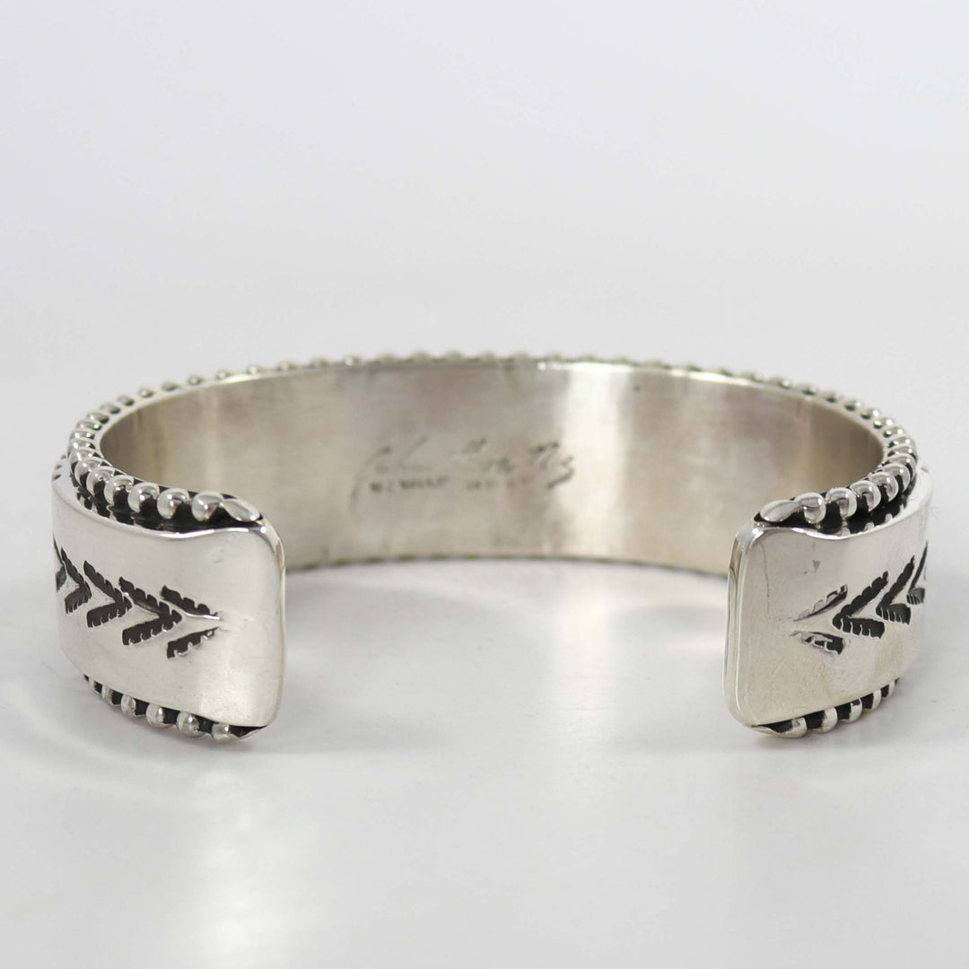 Gold on Silver Cuff