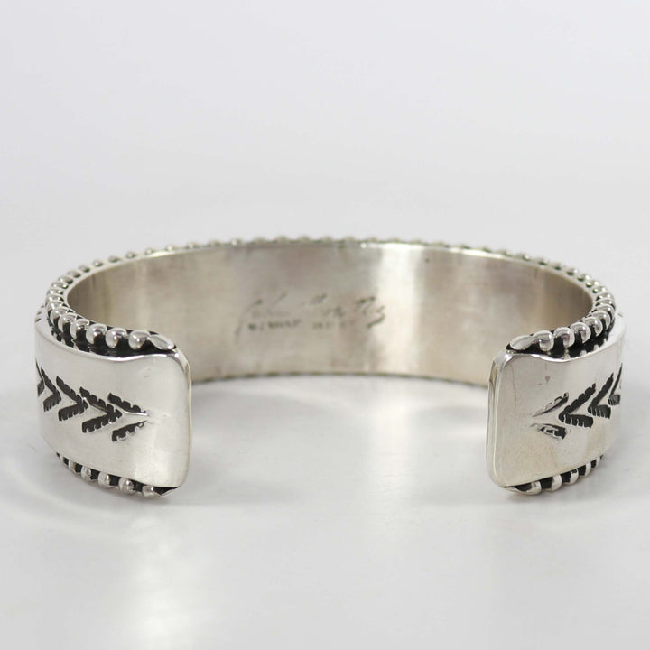 Gold on Silver Cuff