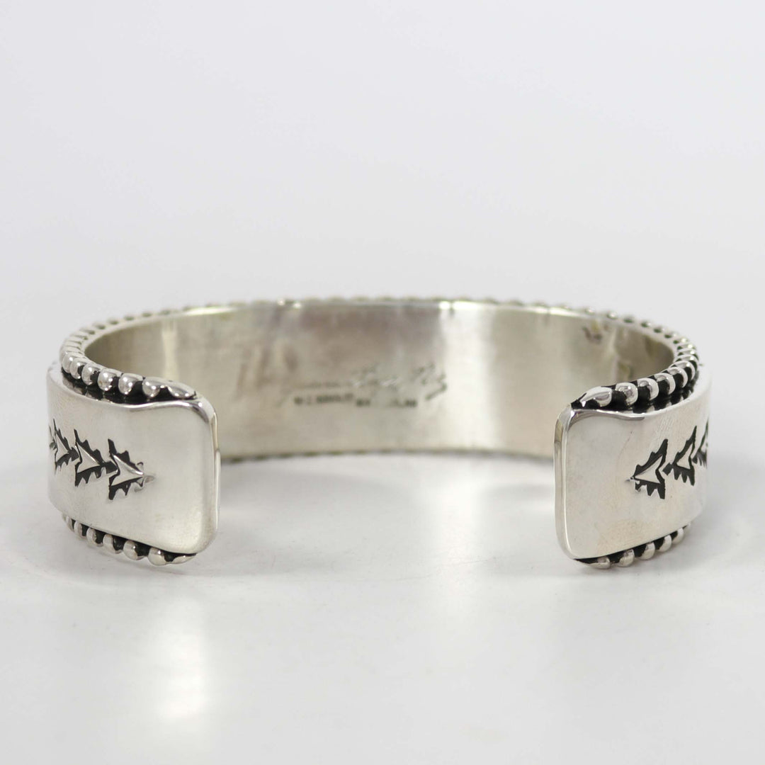 Gold on Silver Cuff