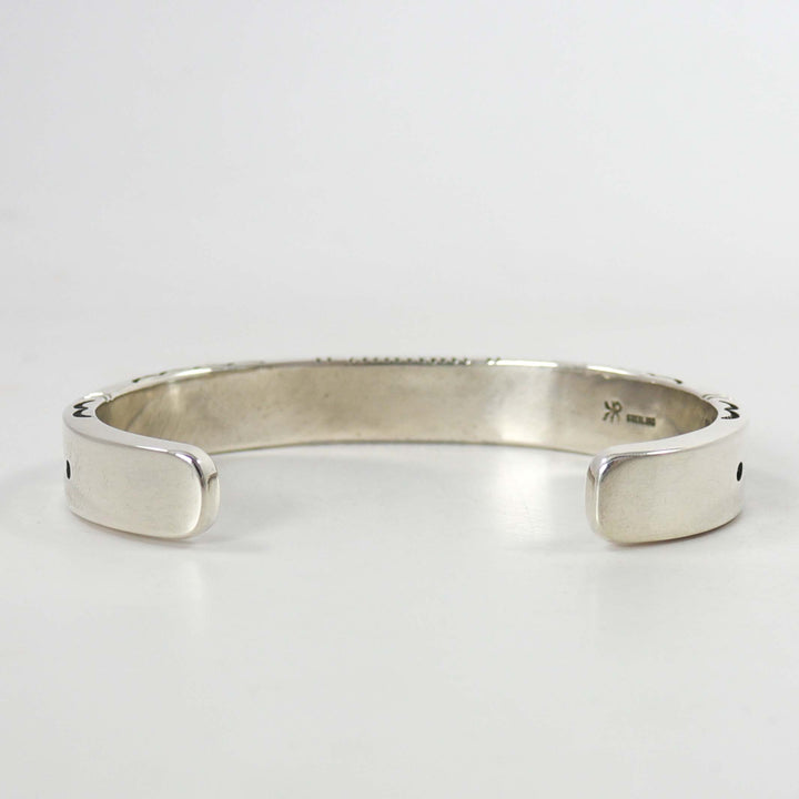 Stamped Silver Cuff