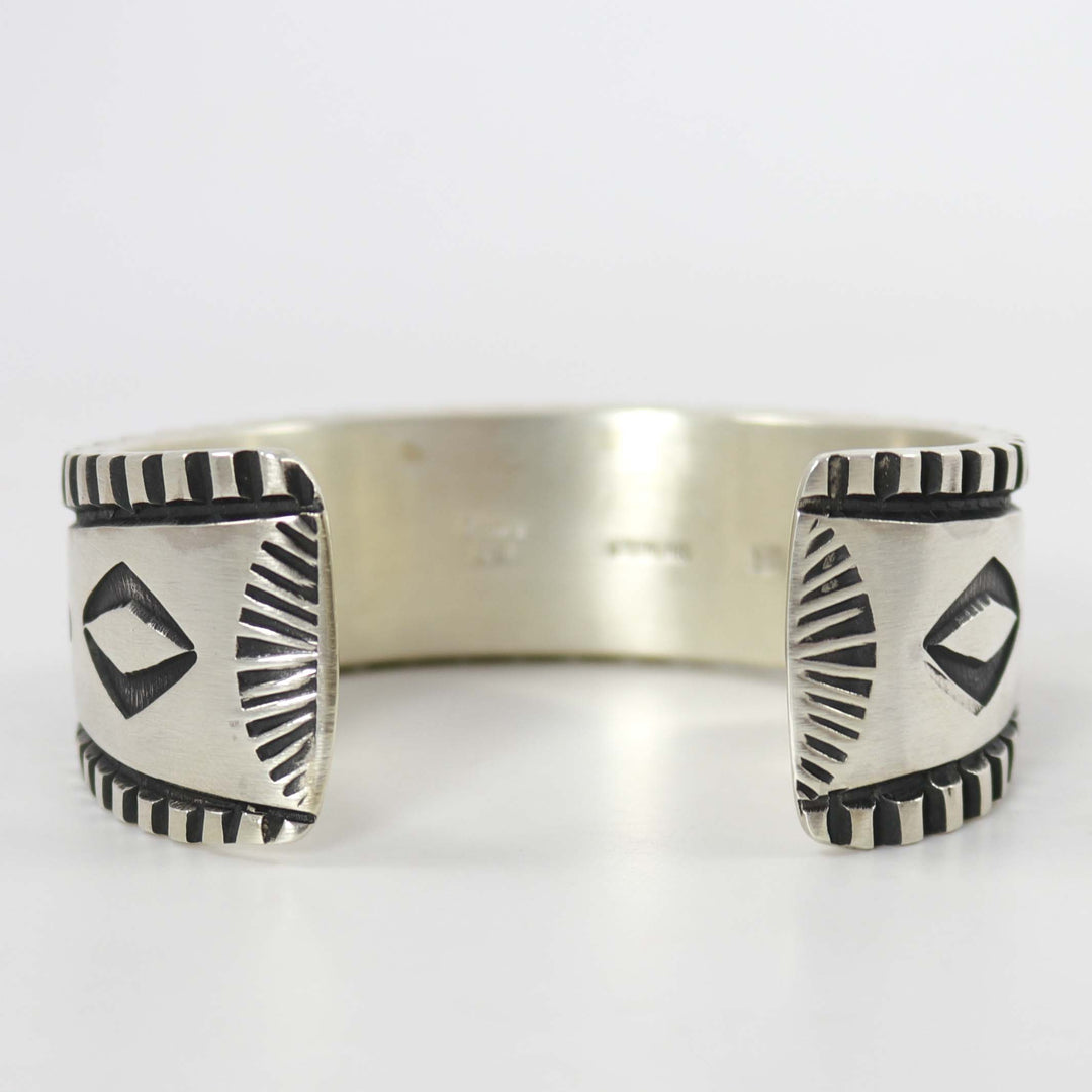 Gold on Silver Cuff